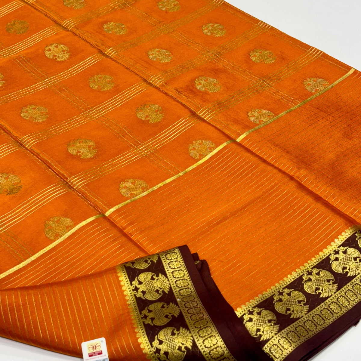Pure Mysore Crepe Silk Saree