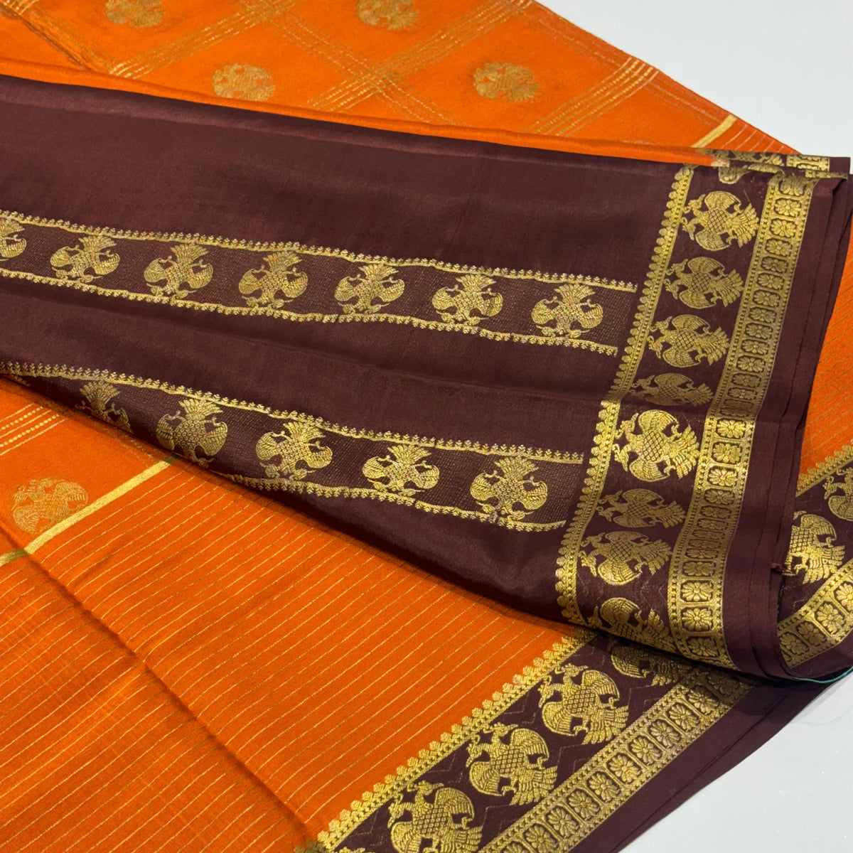 Pure Mysore Crepe Silk Saree