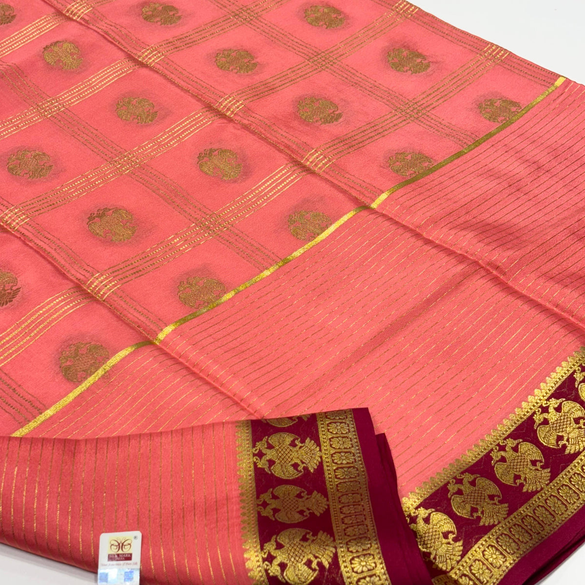 Pure Mysore Crepe Silk Saree