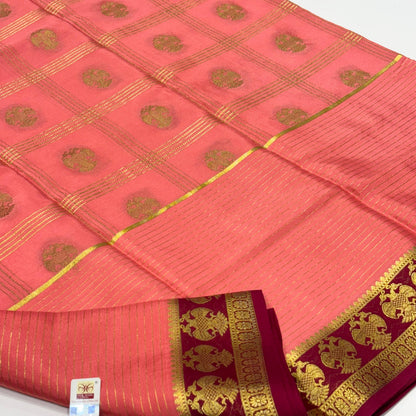 Pure Mysore Crepe Silk Saree