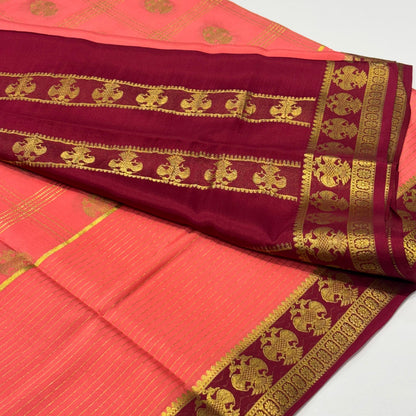 Pure Mysore Crepe Silk Saree