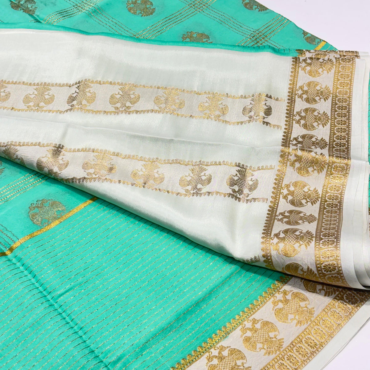 Pure Mysore Crepe Silk Saree