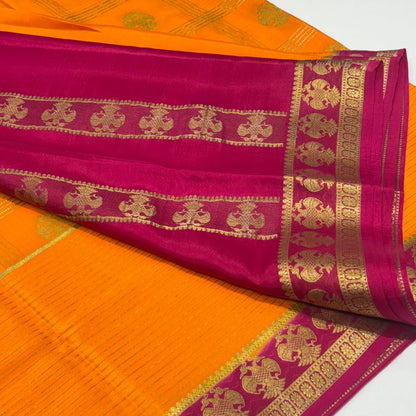 Pure Mysore Crepe Silk Saree