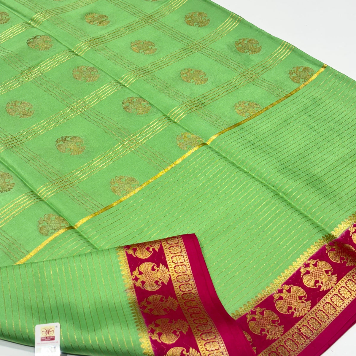 Pure Mysore Crepe Silk Saree