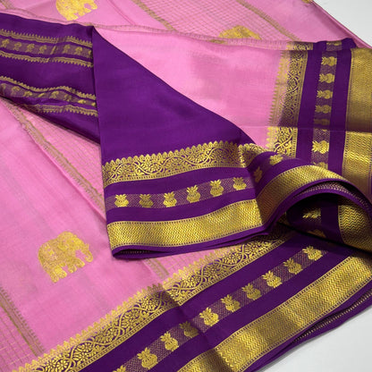 Pure Mysore Crepe Silk Saree