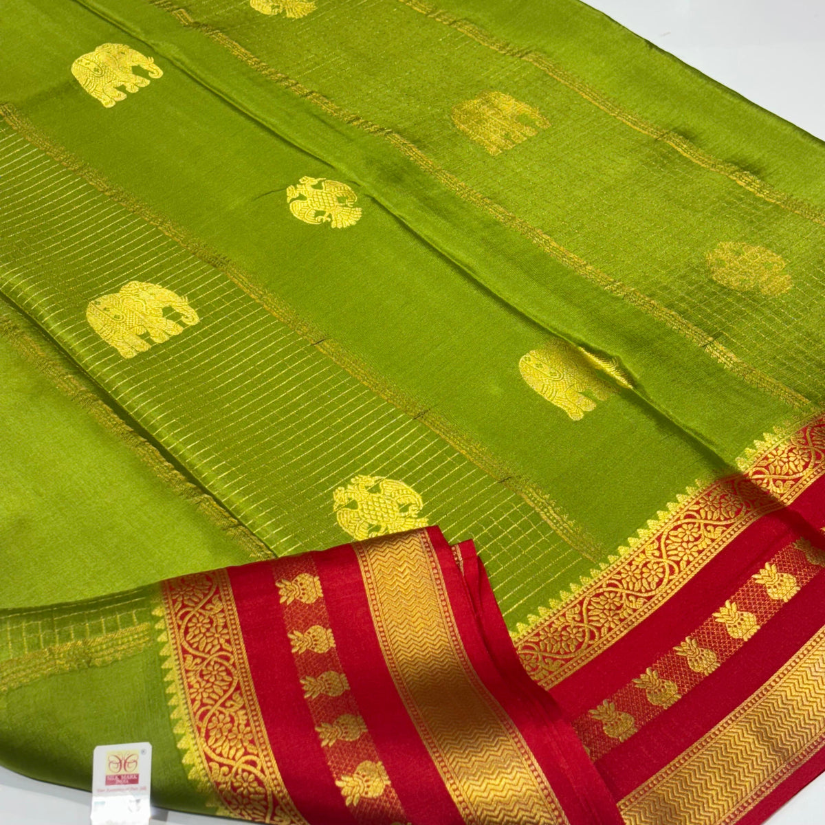 Pure Mysore Crepe Silk Saree