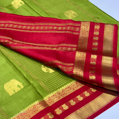 Pure Mysore Crepe Silk Saree