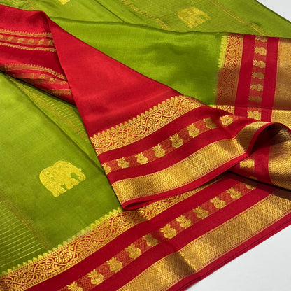 Pure Mysore Crepe Silk Saree