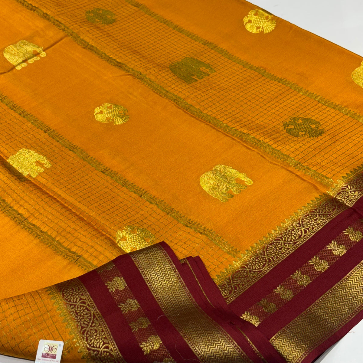 Pure Mysore Crepe Silk Saree