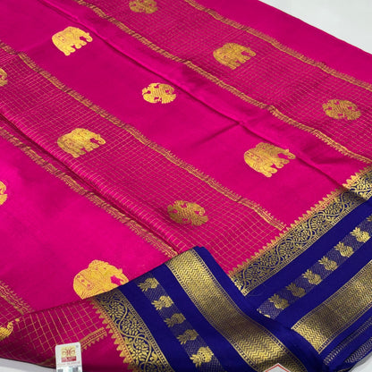 Pure Mysore Crepe Silk Saree