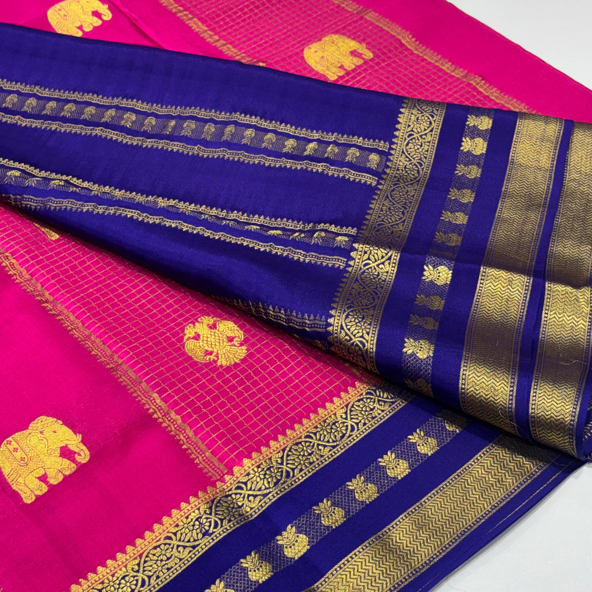 Pure Mysore Crepe Silk Saree