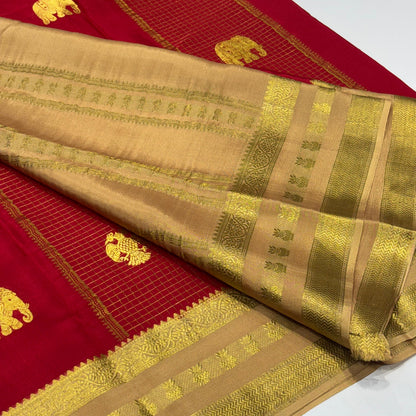 Pure Mysore Crepe Silk Saree