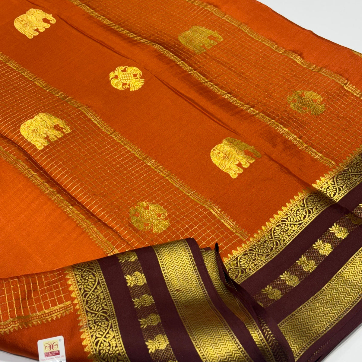 Pure Mysore Crepe Silk Saree