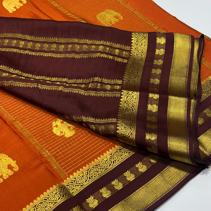 Pure Mysore Crepe Silk Saree