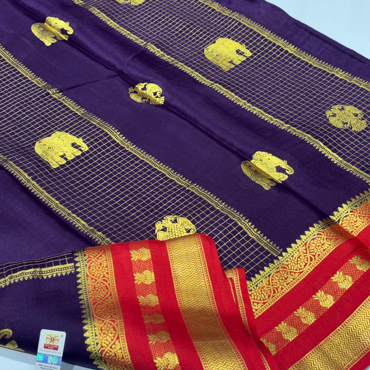 Pure Mysore Crepe Silk Saree
