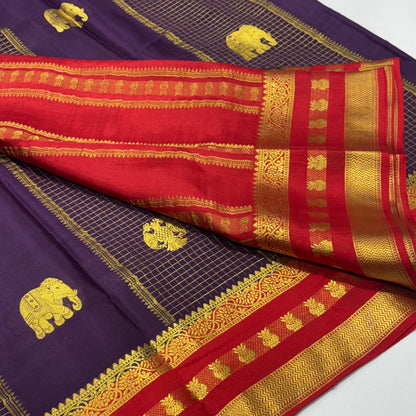 Pure Mysore Crepe Silk Saree