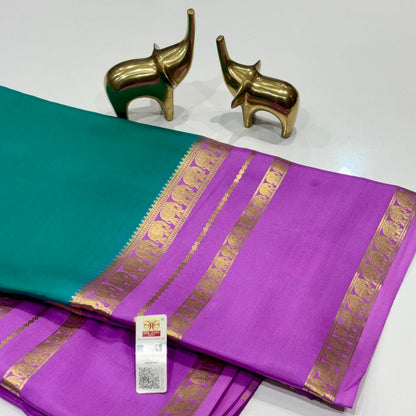 Pure Mysore Crepe Silk Saree