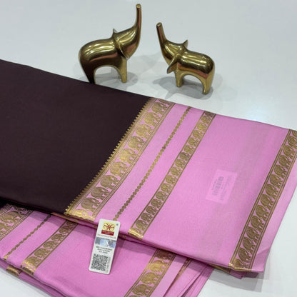 Pure Mysore Crepe Silk Saree