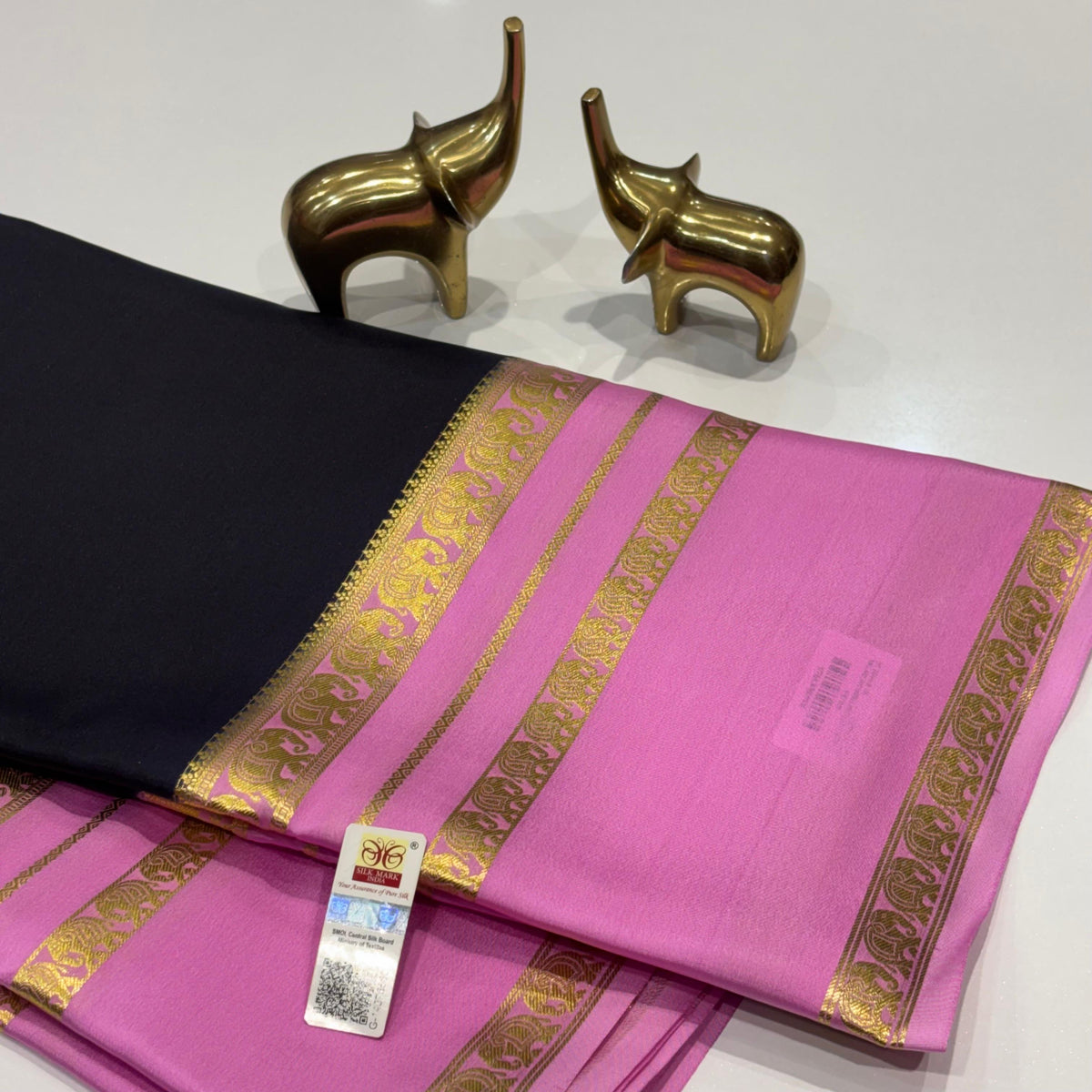 Pure Mysore Crepe Silk Saree