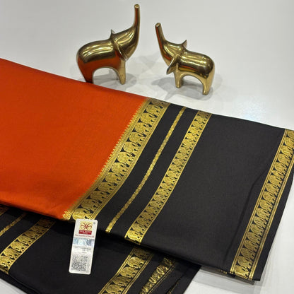 Pure Mysore Crepe Silk Saree