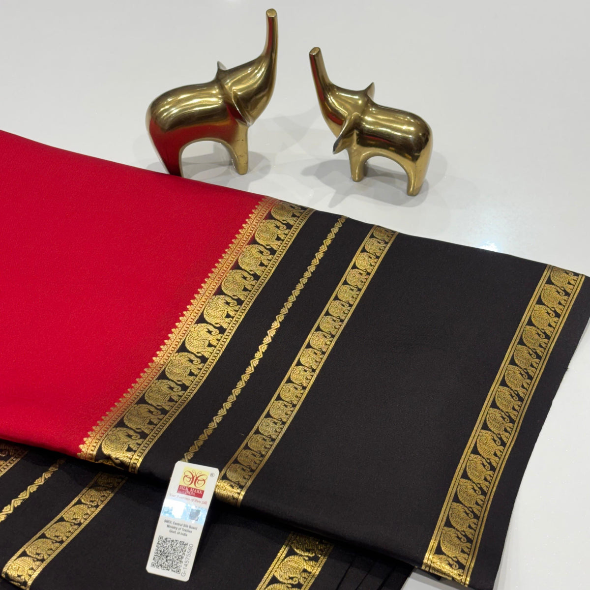 Pure Mysore Crepe Silk Saree