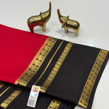 Pure Mysore Crepe Silk Saree