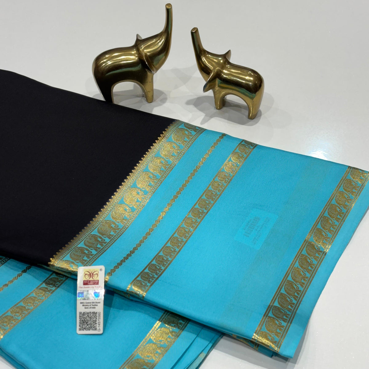 Pure Mysore Crepe Silk Saree