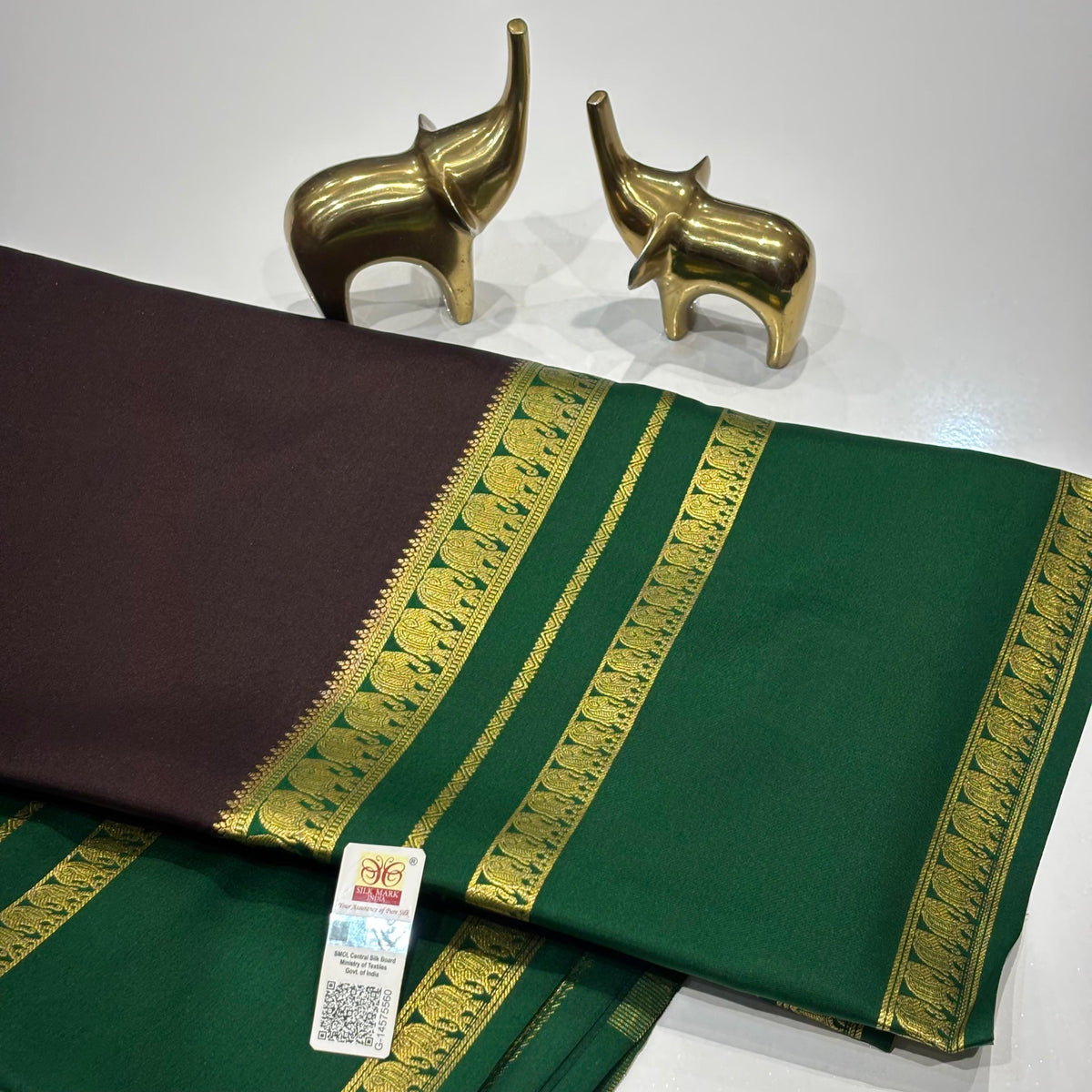 Pure Mysore Crepe Silk Saree