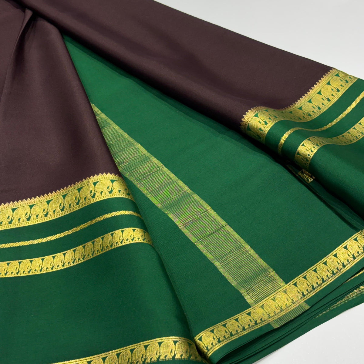 Pure Mysore Crepe Silk Saree