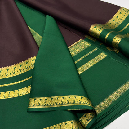 Pure Mysore Crepe Silk Saree