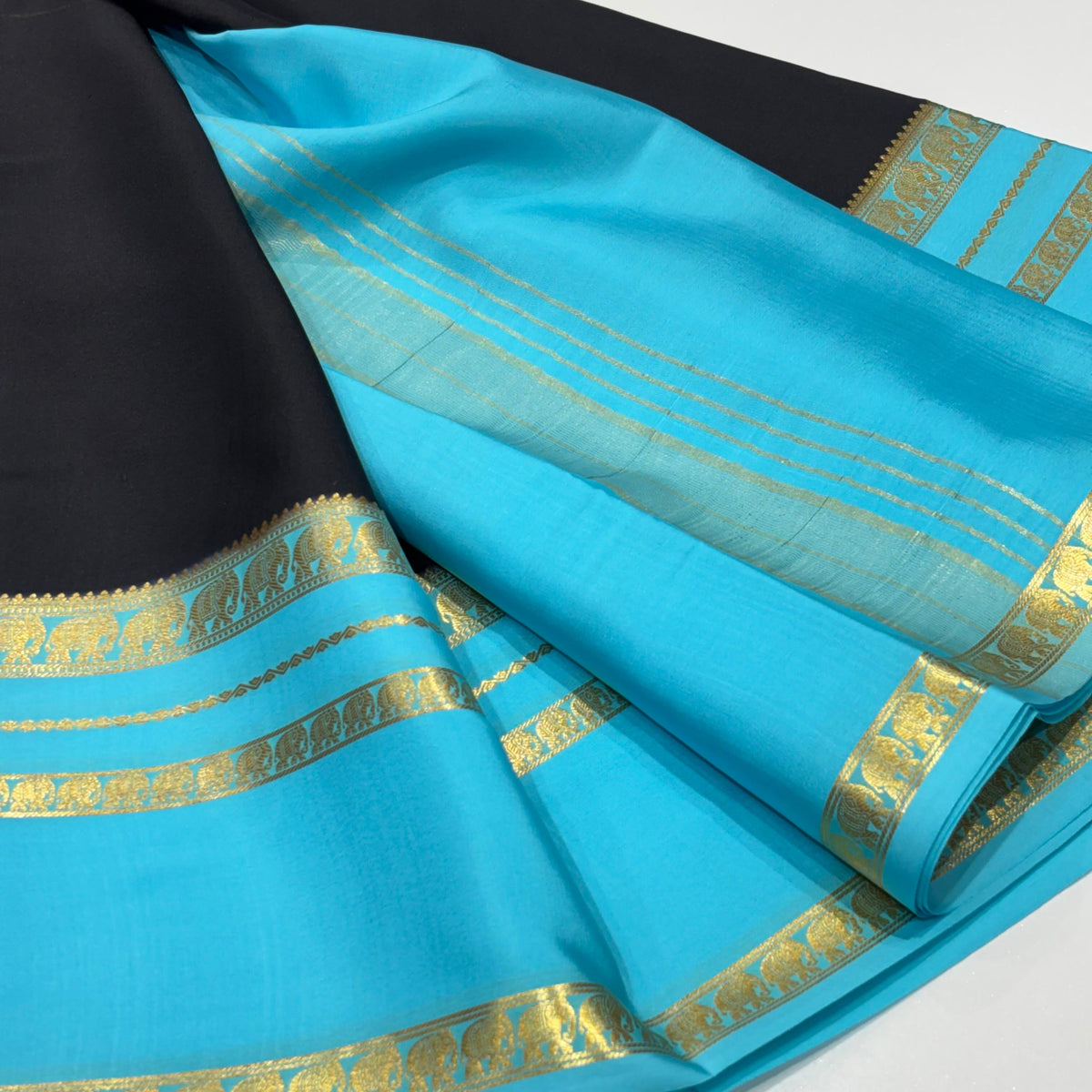 Pure Mysore Crepe Silk Saree