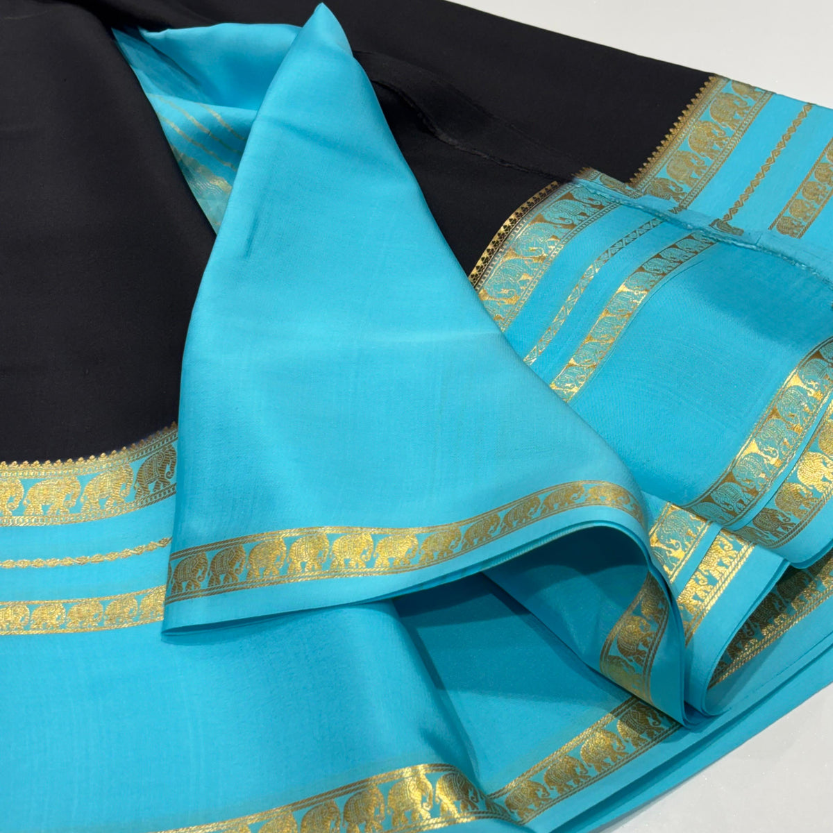 Pure Mysore Crepe Silk Saree