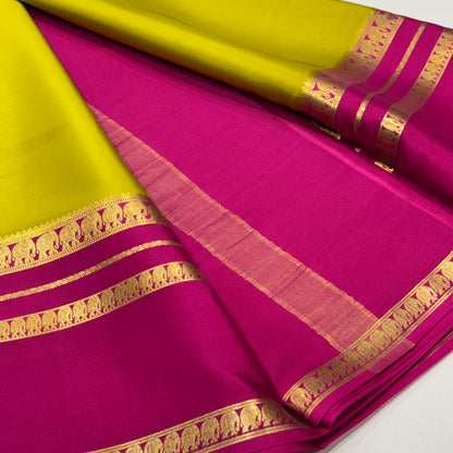 Pure Mysore Crepe Silk Saree