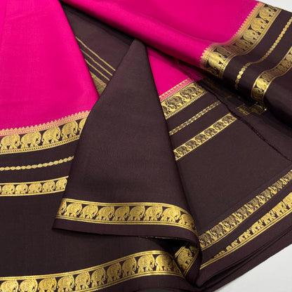 Pure Mysore Crepe Silk Saree