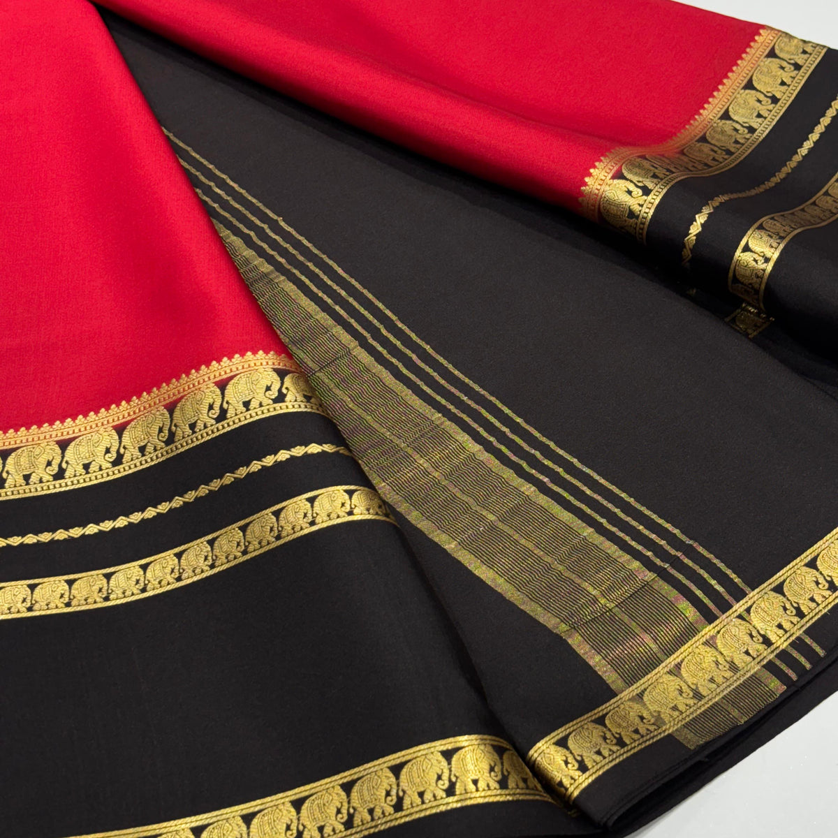 Pure Mysore Crepe Silk Saree