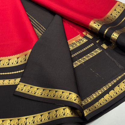 Pure Mysore Crepe Silk Saree