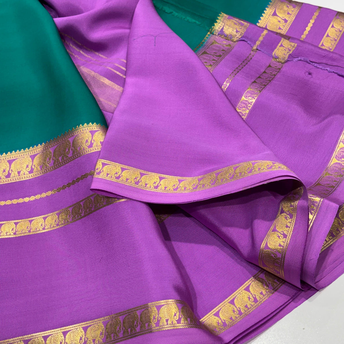 Pure Mysore Crepe Silk Saree