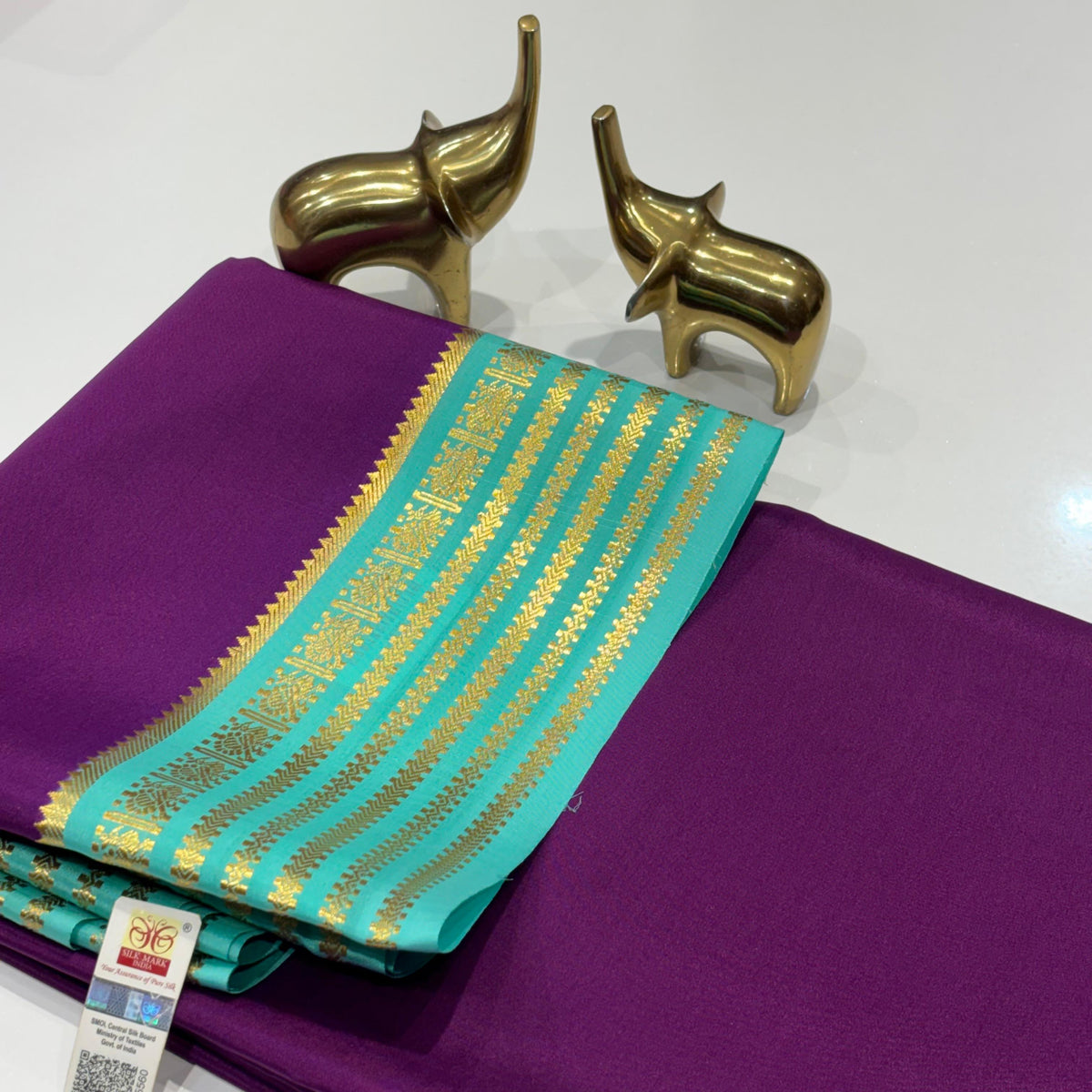 Pure Mysore Crepe Silk Saree