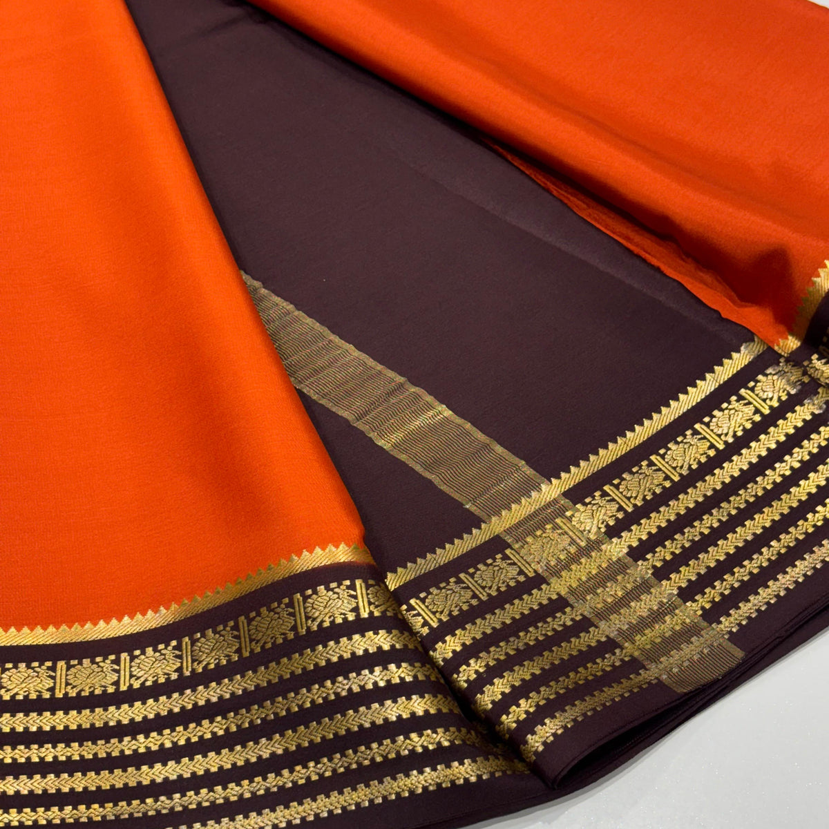 Pure Mysore Crepe Silk Saree