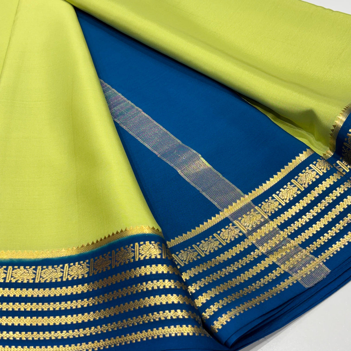 Pure Mysore Crepe Silk Saree