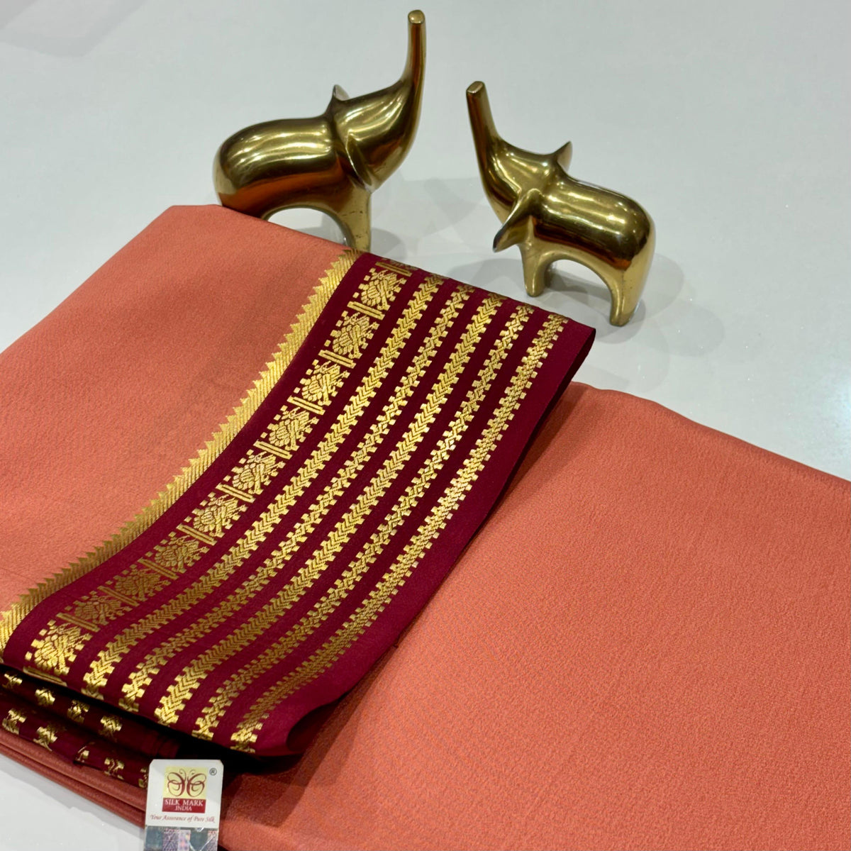 Pure Mysore Crepe Silk Saree