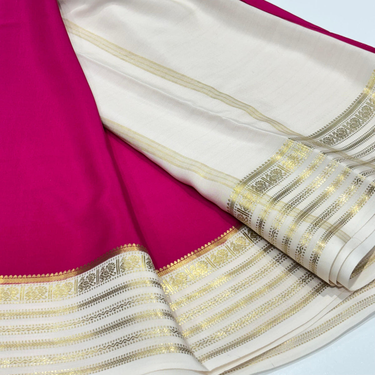 Pure Mysore Crepe Silk Saree