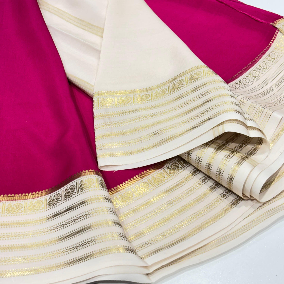 Pure Mysore Crepe Silk Saree