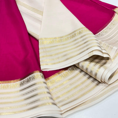 Pure Mysore Crepe Silk Saree