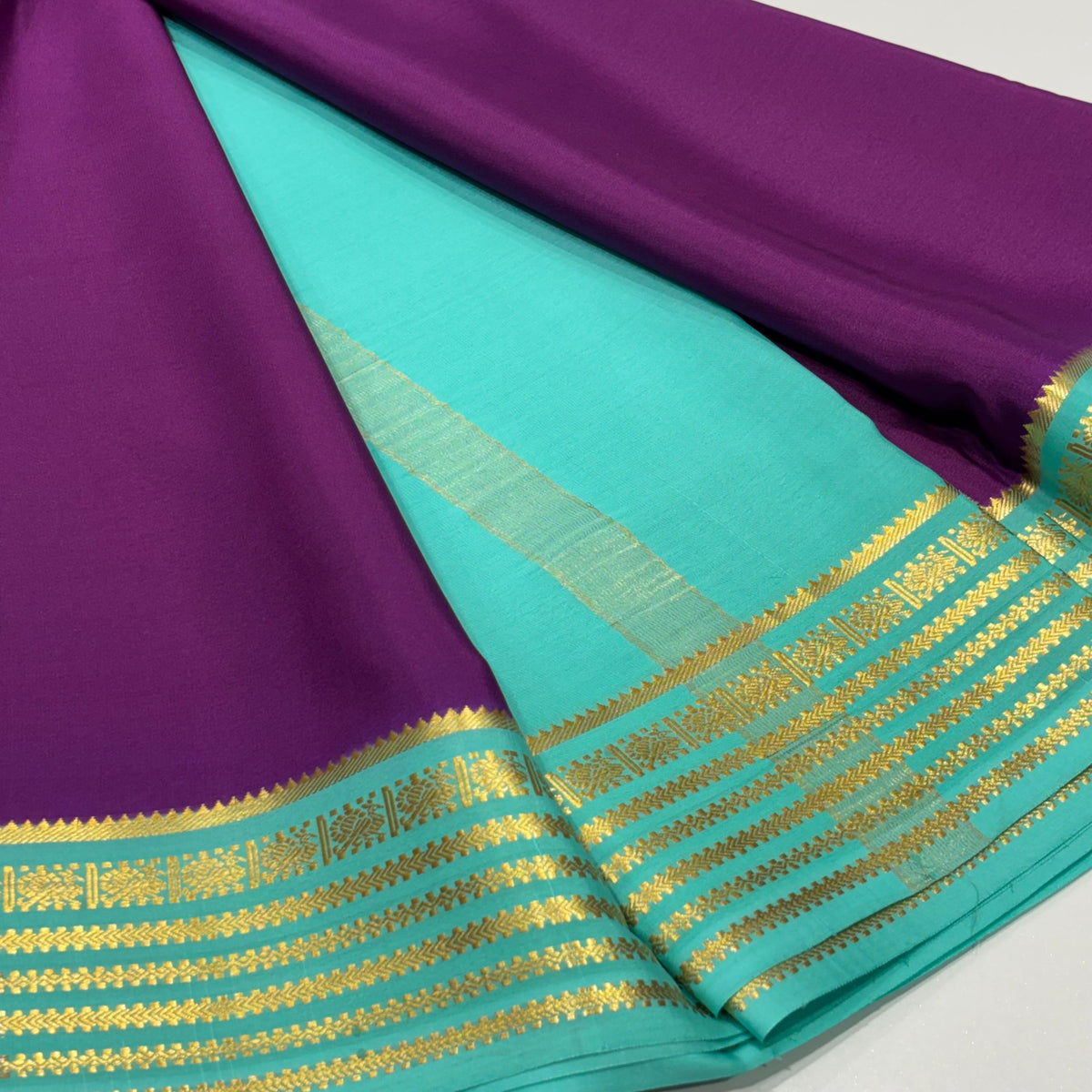 Pure Mysore Crepe Silk Saree