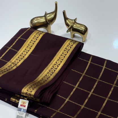 Pure Mysore Crepe Silk Saree