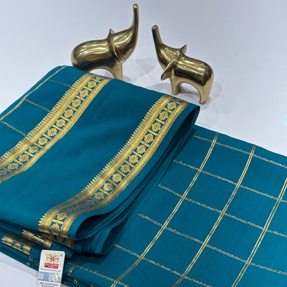 Pure Mysore Crepe Silk Saree