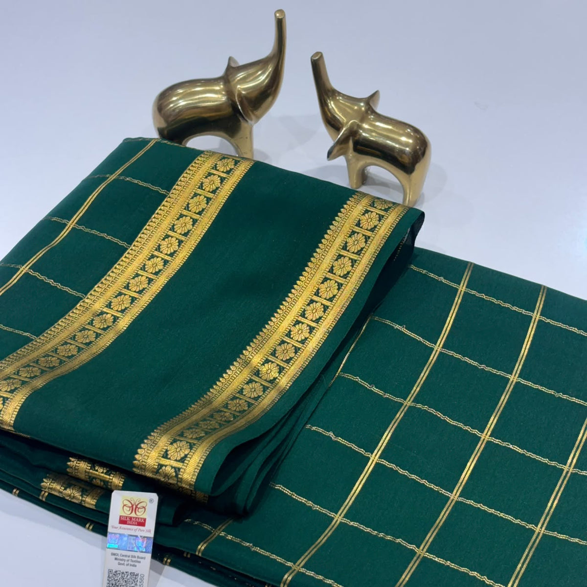 Pure Mysore Crepe Silk Saree