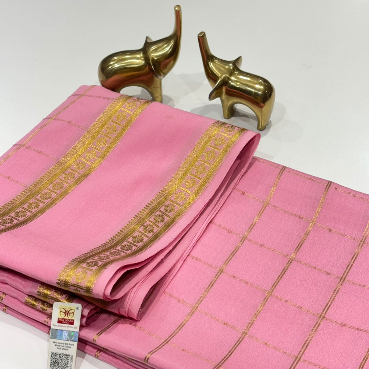 Pure Mysore Crepe Silk Saree