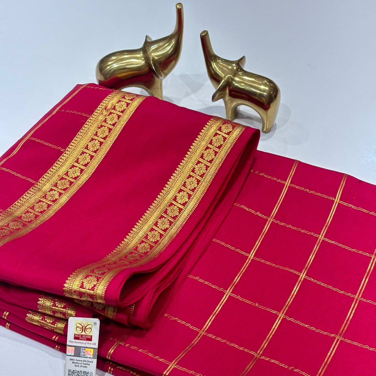 Pure Mysore Crepe Silk Saree